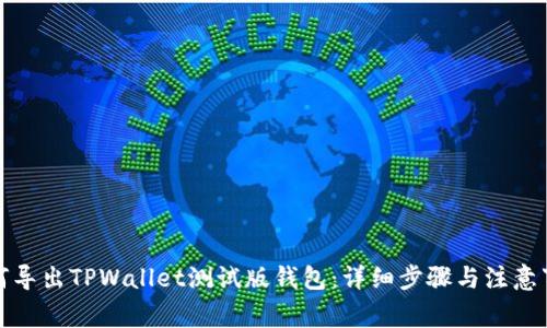如何导出TPWallet测试版钱包:详细步骤与注意事项
