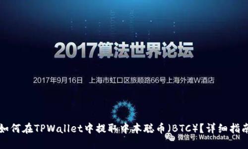 如何在TPWallet中提取中本聪币(BTC)?详细指南